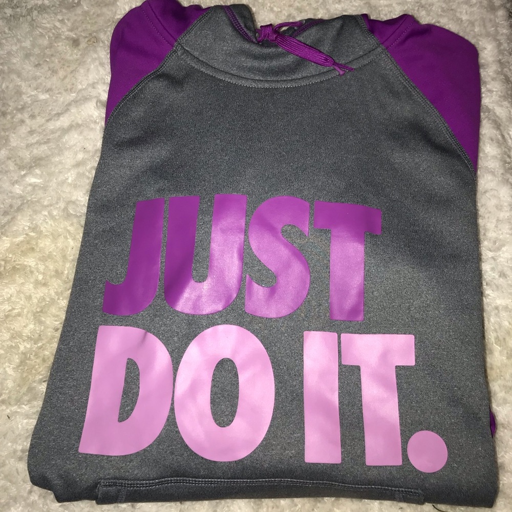 • purple Nike hoodie •